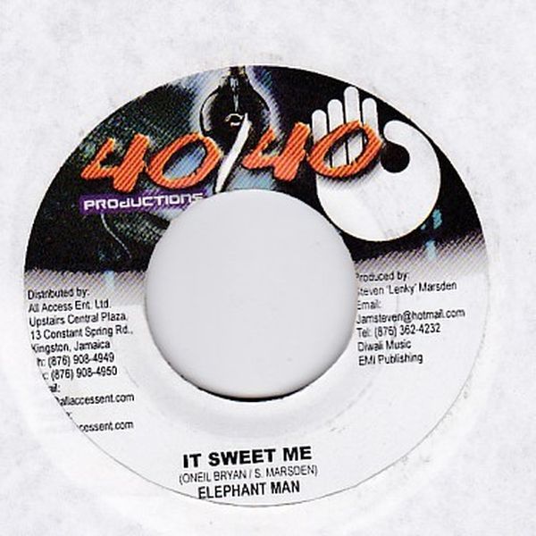 EPレコード ELEPHANT MAN / IT SWEET ME (BUBBLE UP)拍卖