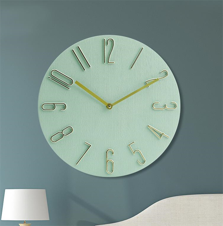 送料無料★お値段以上です 韓国ファッション 時計 リビング 装飾 寝室 ミュート トレンディなブランド 壁掛け拍卖