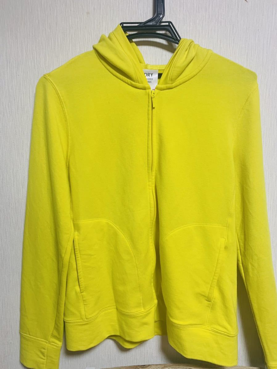 【ユニクロ】ドライフーディパーカー♪イエローUNIQLO拍卖