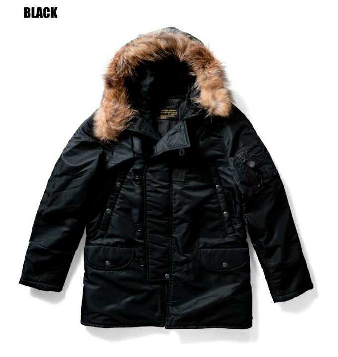 Houston/リアルファー/N-3B/ブラック/XXL/フライトジャケット/N-1拍卖