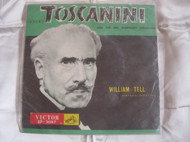 EP盤 TOSCANINI 歌劇「ウィリアム・テル」ー序曲 トスカニーニ指揮・NBC交響楽団 赤盤拍卖