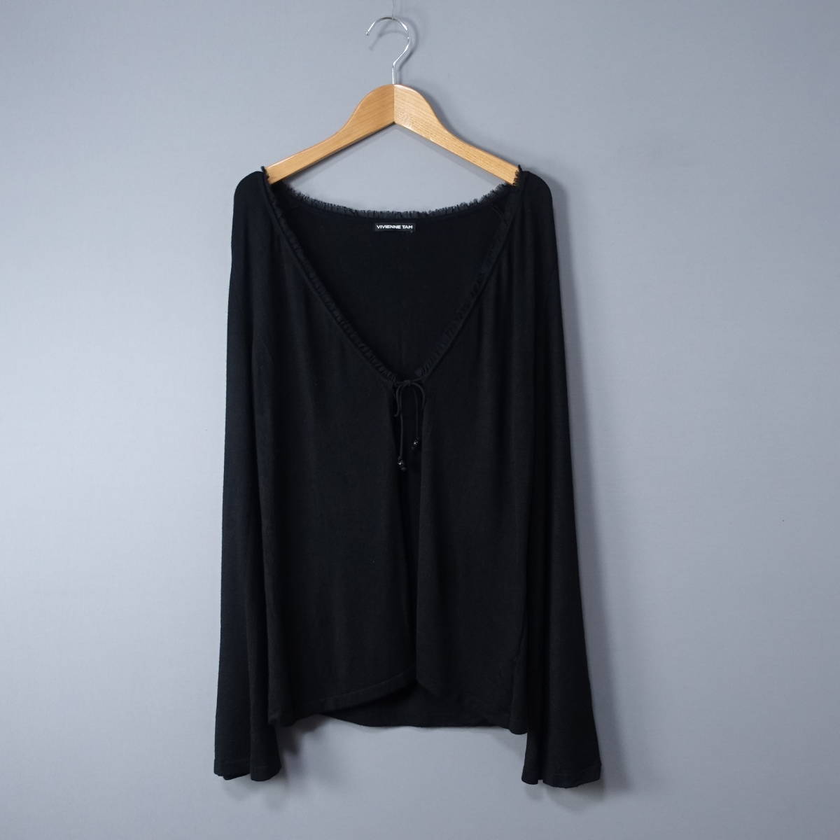 VIVIENNE TAM/ヴィヴィアンタム/ ビビアンタム/0/カーディガン/ブラック/黒/レディース拍卖