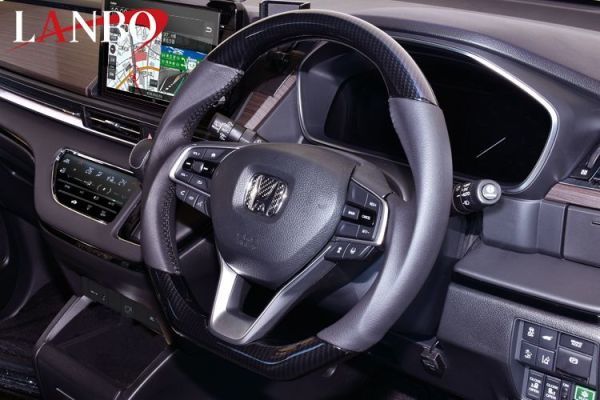 LANBO オデッセイ 【RC1-4】後期 2020.11月以降 D型 コンビステアリング ガングリップ カーボン調 SH23D拍卖