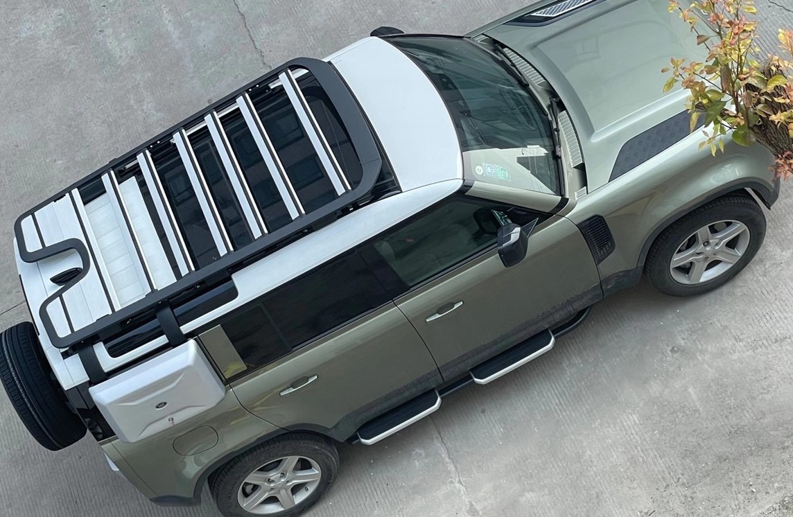 【Silver/シルバー】2020 ランドローバー Land Rover ディフェンダー 110 Defender ラゲッジラック ルーフラック 屋根 荷台 荷物拍卖