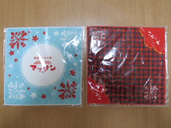 NHK 朝ドラ マッサン ハンカチタオル アザミ柄 タータンチェック 2種SET拍卖