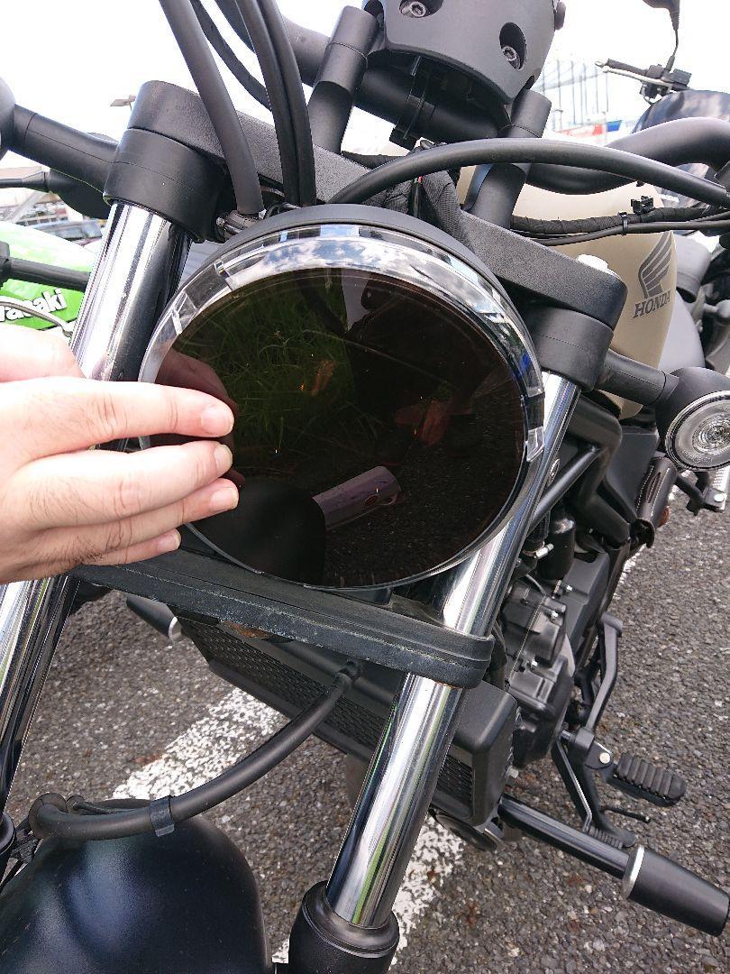 レブル ヘッドライトプロテクター グレー拍卖