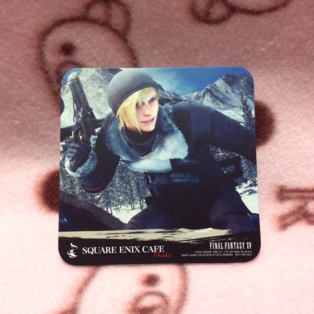 スクエニカフェ★ファイナルファンタジー15★FF15★コースター★プロンプト拍卖
