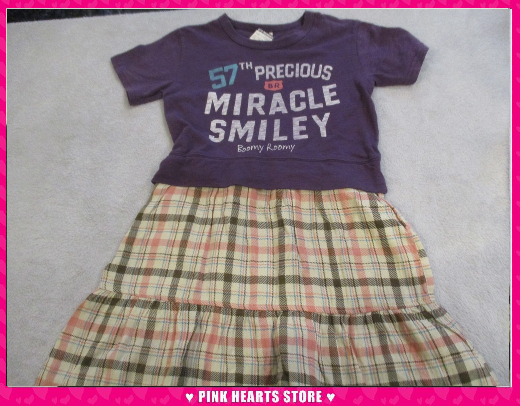 新品キッズ◇訳ありBoomy Roomy(ブーミールーミー)半袖Tシャツワンピース 130cm 49-8756拍卖