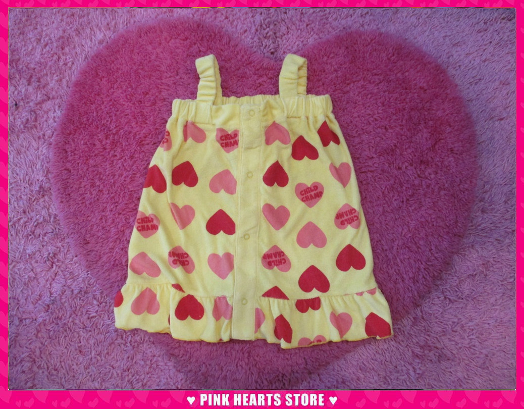 新品キッズ◇訳ありCHILD CHAMP(チャイルドチャンプ)お着替え用バスタオルワンピース S(90-110cm) 67-9745拍卖