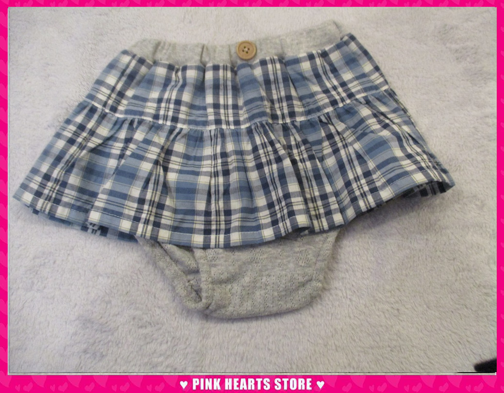 新品キッズ◇値下げ!!kid's zoo(キッズズー)ベビーパンツ ブルーチェック 80 06-2412拍卖