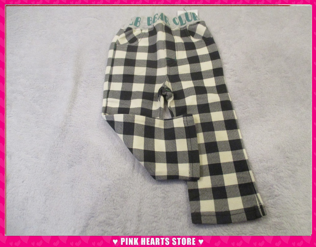 新品キッズ◇値下げ!!LITTLE BEAR CLUB(リトルベアークラブ)ウエスト部分ロゴ パンツ 80 06-2365拍卖