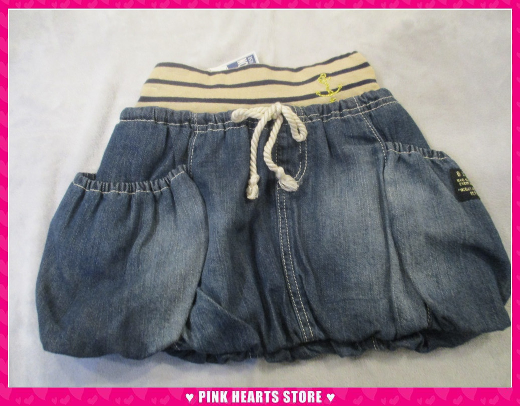 新品キッズ◇値下げ!!F.O KIDS(エフオーキッズ)デニムバルーンスカート 110cm 49-7776拍卖