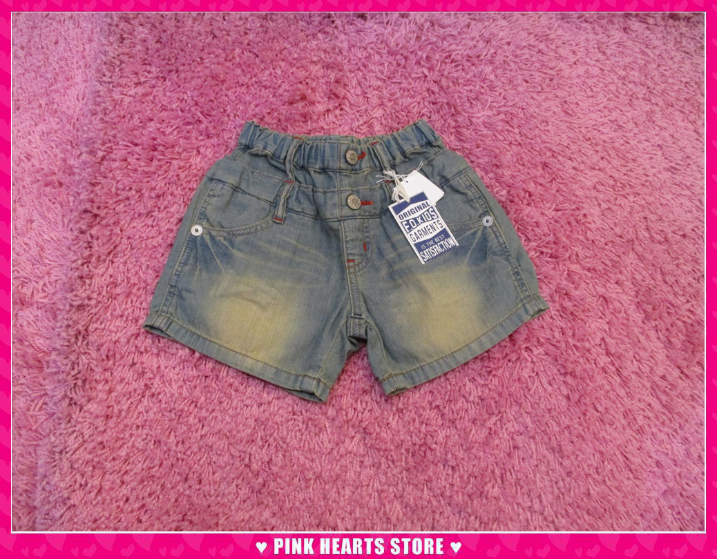 新品キッズ◇F.O KIDS(エフオーキッズ)女の子デニムショートパンツ 120cm 49-7386拍卖