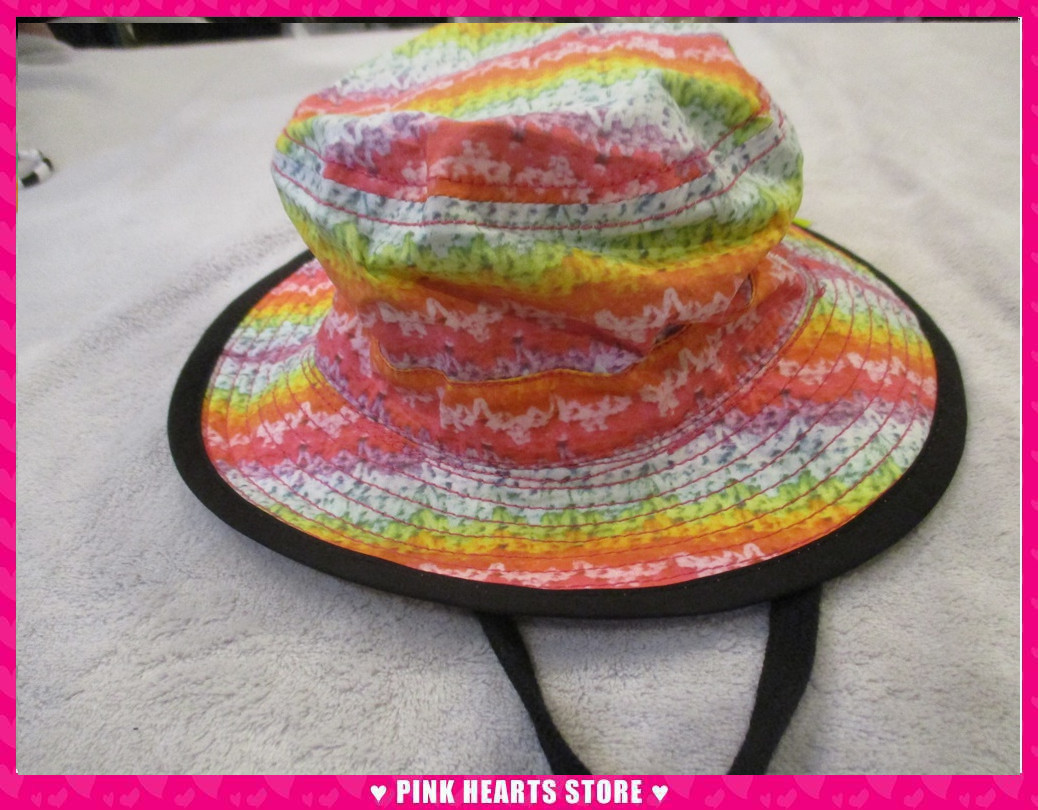 新品キッズ帽子◇AMPERSAND(アンパサンド)レインボー柄サマーハット 48cm 49-7939拍卖