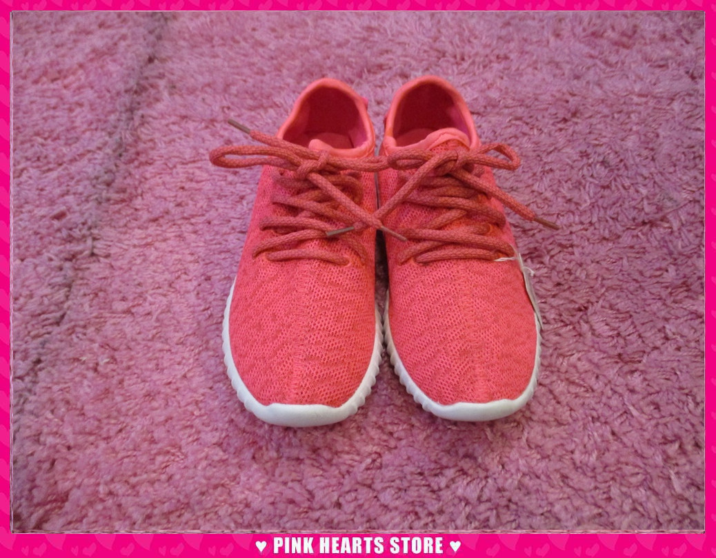 新品レディース靴◇前ヒモメッシュ軽量スニーカー ピンク LLサイズ 68-320拍卖