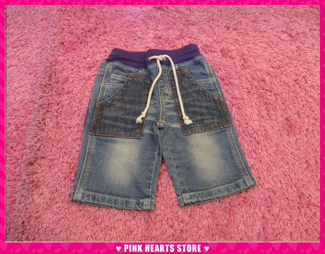 新品キッズ◇F.O KIDS(エフオーキッズ)ハーフデニム 100 49-8997拍卖