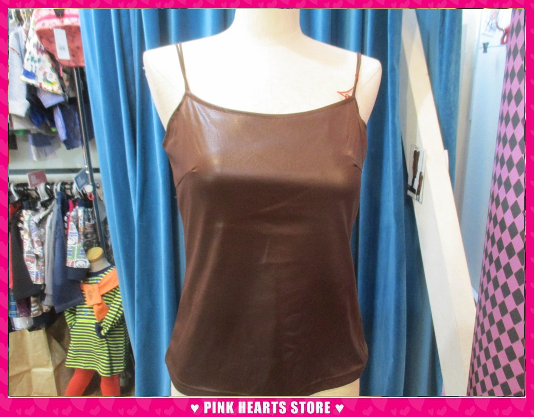 新品レディース◇ROSEQUARTZ パット付きキャミソール ブラウン 15-6154拍卖