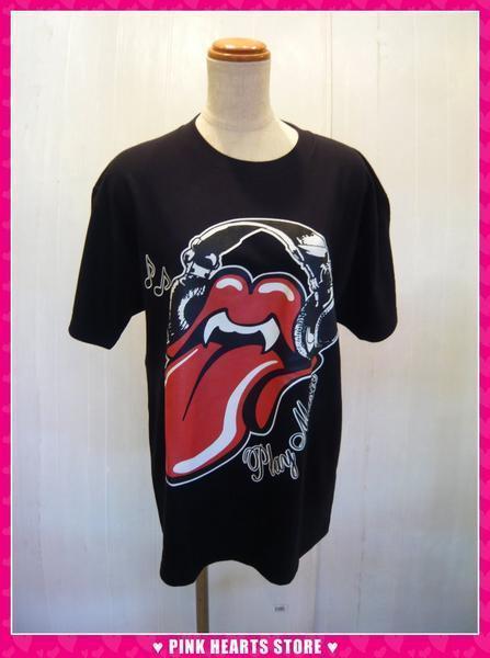 新品メンズ◇値下げ!!プリント 半袖Tシャツ 黒 M 31-4019拍卖