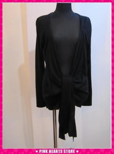 新品レディース◇JuddyCorn(ジュディコーン) カーディガン 黒 M 43-9114拍卖