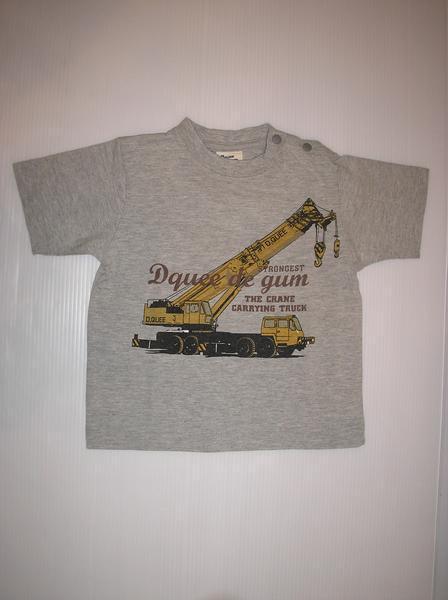 新品キッズ◇Dquee de gum(デクイーデガム)車プリントTシャツ 90cm拍卖