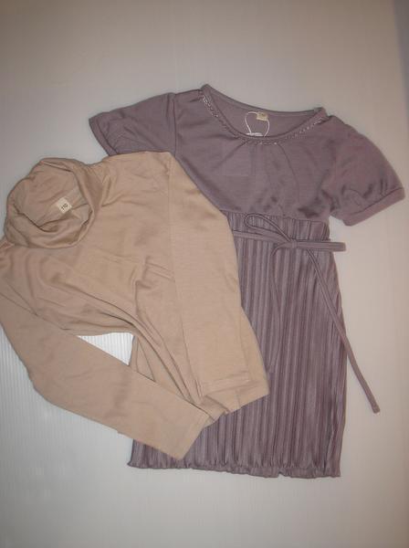 新品キッズ◇値下げ!!アンサンブル(タートルT+プリーツワンピース)110cm 42-245拍卖