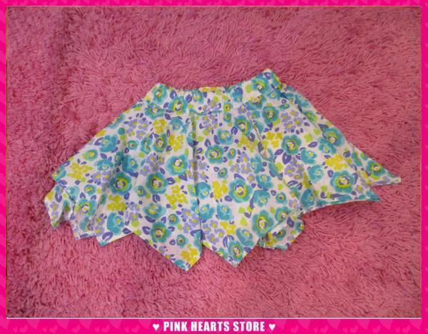 新品キッズ◇訳ありCaldia(カルディア)花柄サーキュラスカート 90cm 06-3084拍卖