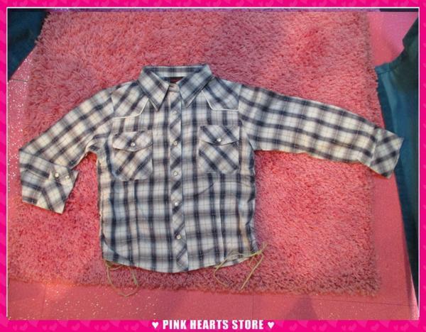 新品キッズ◇値下げ!!Little xoxo チェックシャツ 120 04-6802拍卖