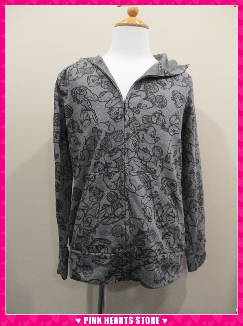 新品キッズ◇値下げ!!Disney ミッキーと仲間たちプリントパーカー 150cm 04-7759拍卖