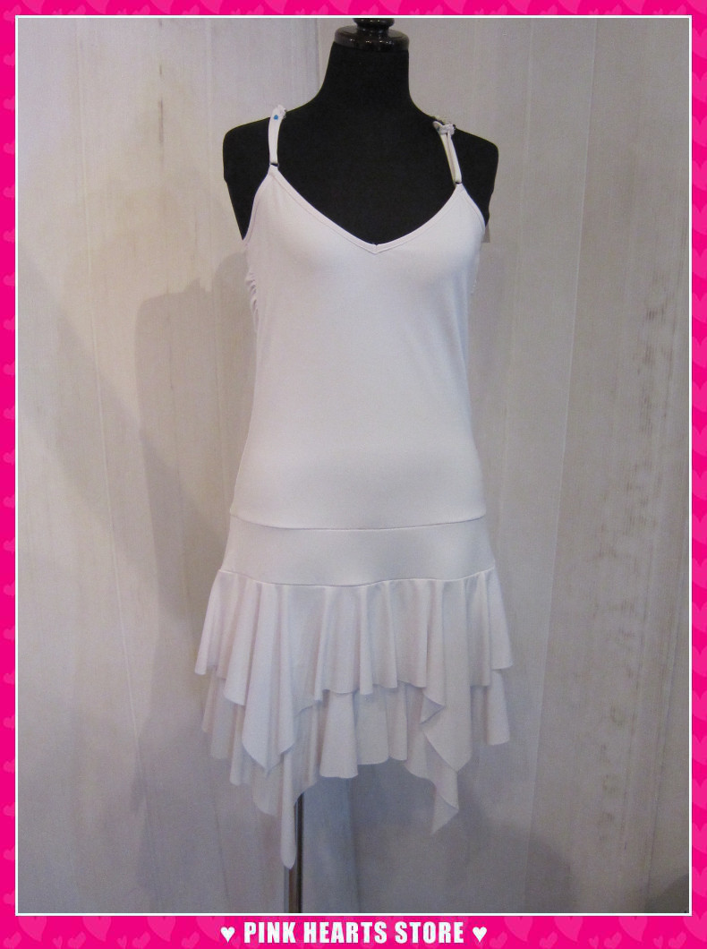 新品レディース◇値下げ!!GT ITSLY うしろレースストレッチドレス 白 18-469拍卖