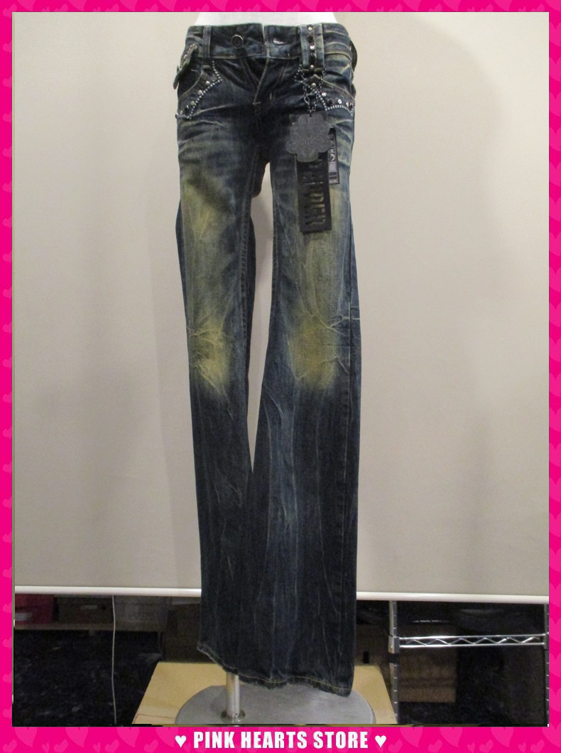 新品レディース◇REDPEPPER ジーンズスカルペッチタイプ 25インチ 14-4720拍卖