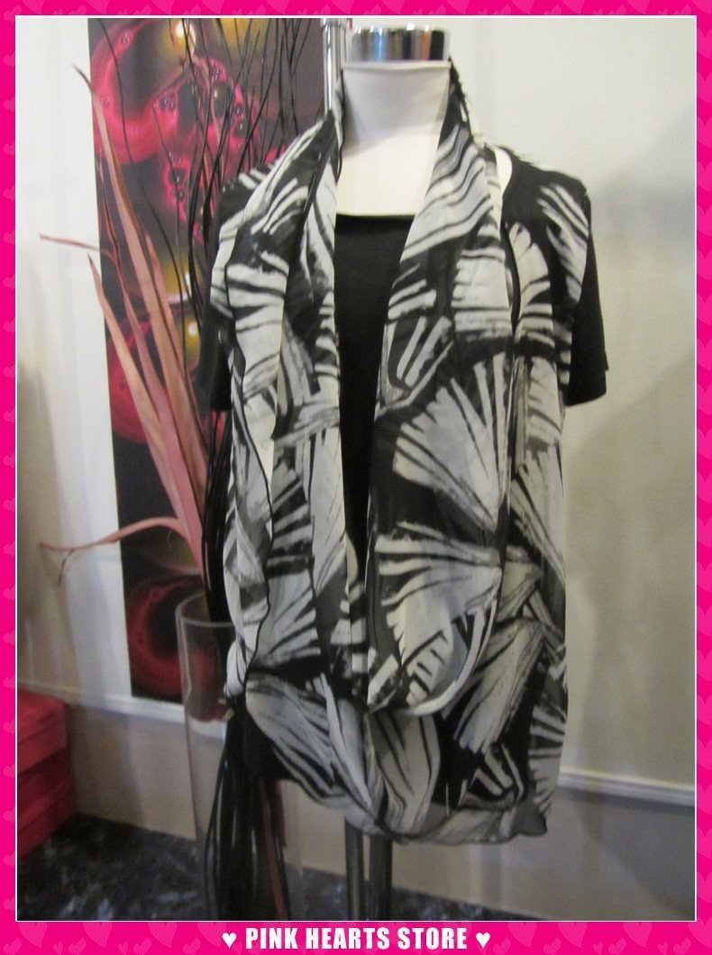 新品レディース◇Real ストール付き半袖Tシャツ 14-5822拍卖