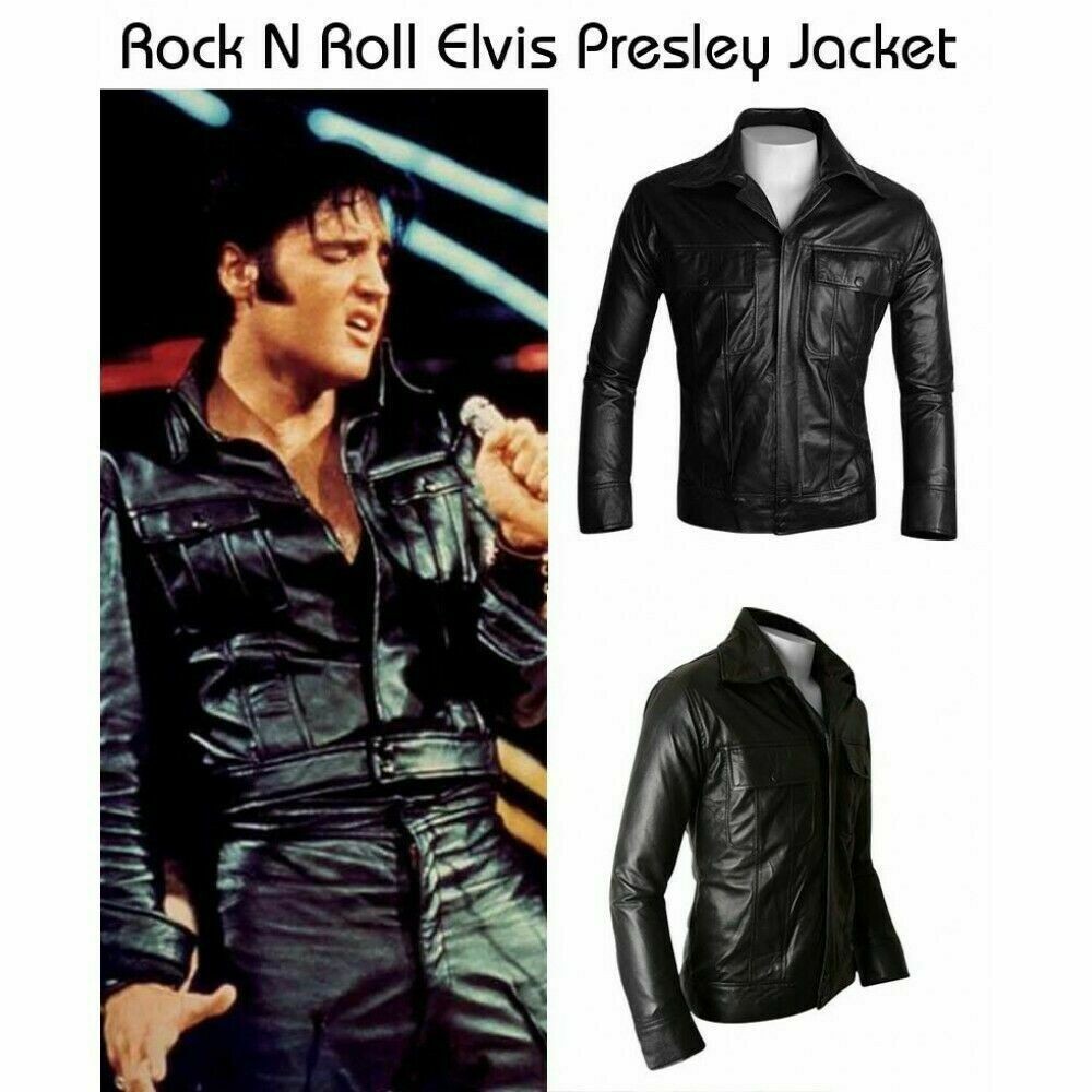 海外 限定 送料込み 映画 エルヴィス エルヴィス・プレスリー レザージャケット サイズ各種 6拍卖