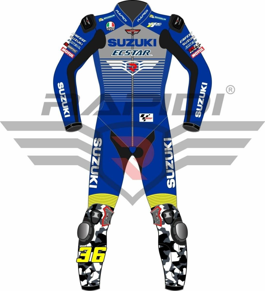 海外 限定品 送料込み ジョアン・ミル レザーレーシングスーツ サイズ各種 レプリカ 高品質 拍卖