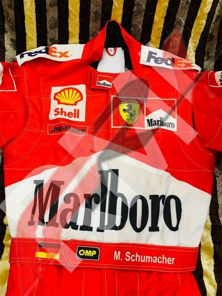海外 限定品 送料込み ミハエル・シューマッハ F1 レーシングスーツ F1 F1 Michael Schumacher 2001 サイズ各種 拍卖