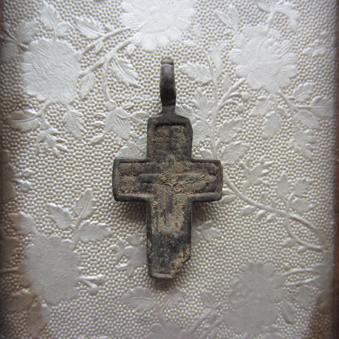 17世紀 ロシアン・クロス 32 中世アンティーク ブロンズ ロザリオ 拍卖