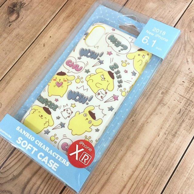 ★外箱痛みアリ★訳あり価格★ SAN905PN サンリオ ポムポムプリン iPhoneXR スマホケース拍卖