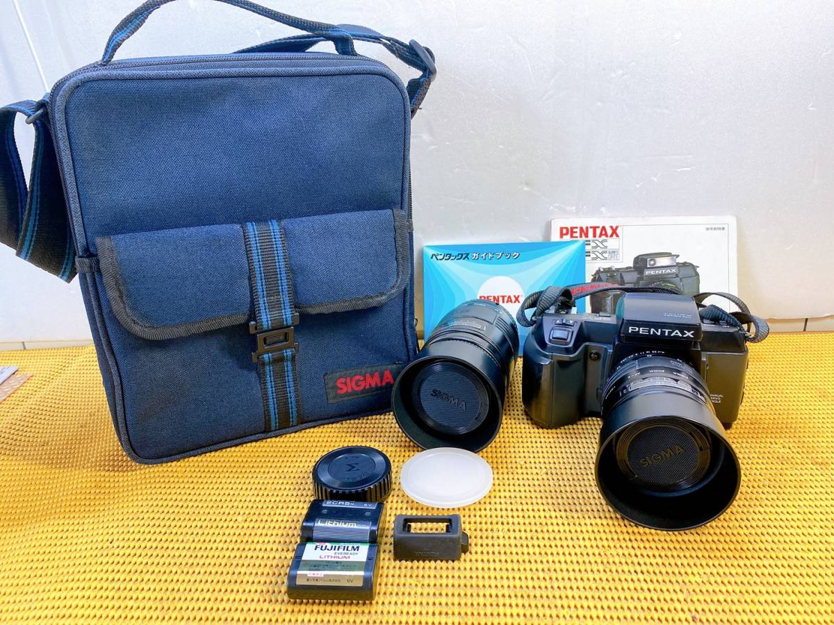 貴重 PENTAX ペンタックス SFX フィルムカメラ カメラ SIGUMA レンズ28-70mm カメラセット バッグ付 長期保管品 現状品 拍卖