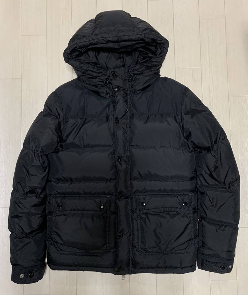 DELUXE ダウンジャケット【LARGE40/L】黒 Down Jacket デラックス 裏総柄拍卖