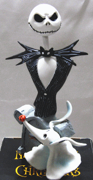 【シリアルNO入り】NECA ナイトメアビフォアクリスマス★ ジャック&ゼロ ミニバスト★(NB-5)拍卖