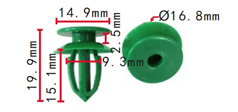 ドア トリムパネル クリップ GM GMC Chevrolet Buickに適合 純正品番 :13252119 10個拍卖