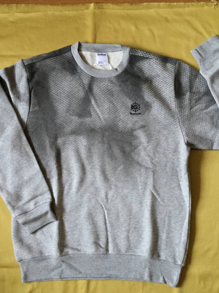 新品/XO/リーボックトレーナー裏起毛/タグあり拍卖