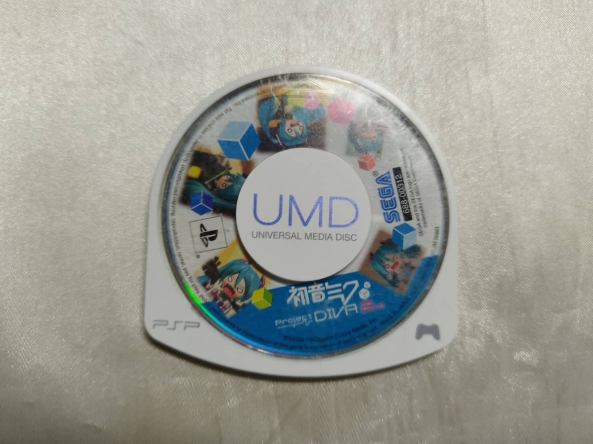 中古品/欠品有り PSPソフト 初音ミク -Project DIVA- 2nd 箱説欠品拍卖