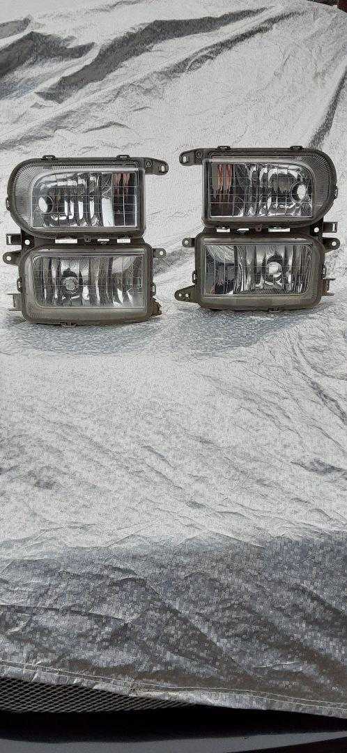 ダイハツ ムーヴ L150 L160 純正 フォグランプ ウインカー 左右セット 目立つ黄ばみ無し 磨きコーティング済み拍卖