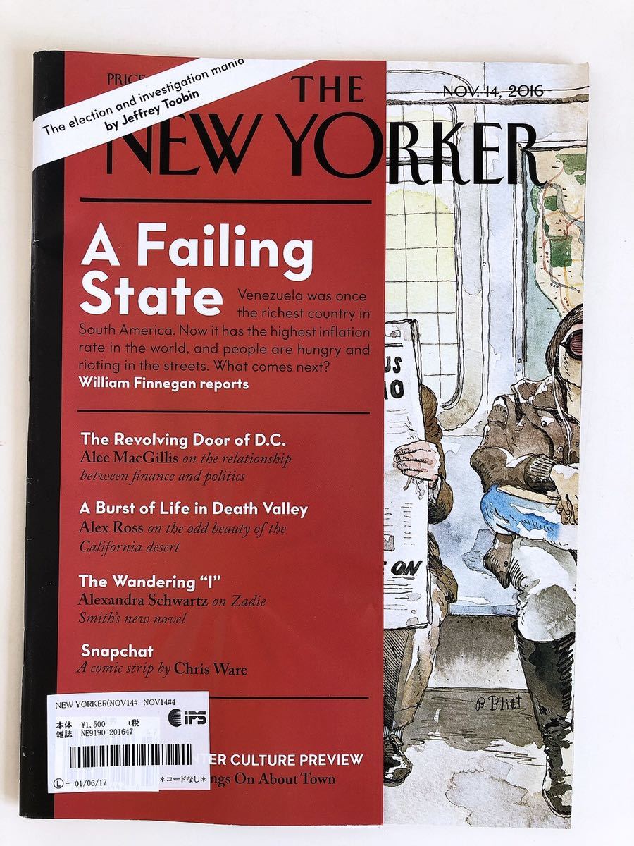 THE NEW YOKER 『A Failing State』 NOV/14/2016拍卖