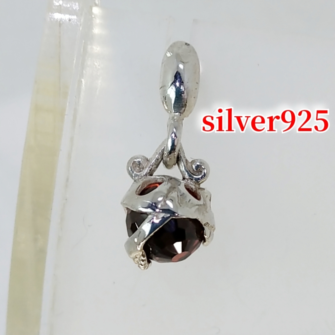 ジルコニア/レッド ダブルフェイス スカルピアス シルバー925/silver925 片耳から 激安拍卖