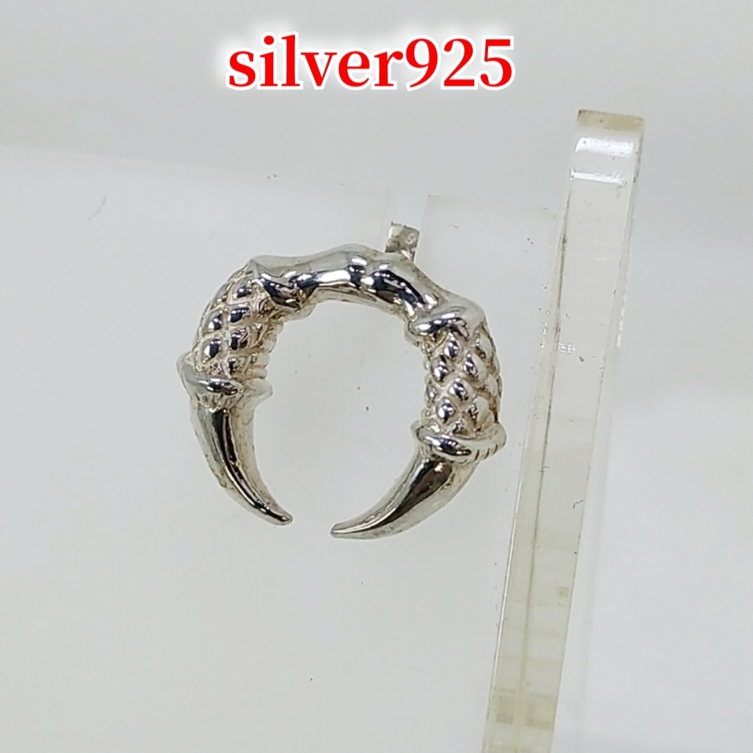 ラスト ダブルクロウ 超ハード系ピアス シルバー925/silver925 片耳から 激安拍卖