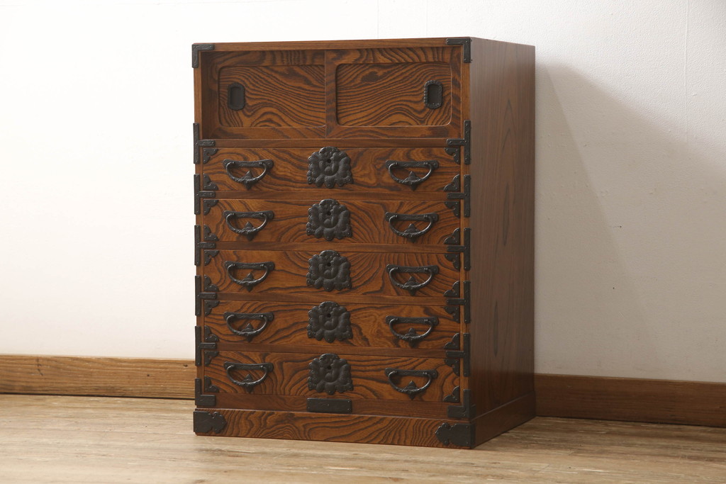 R-050624 中古 岩谷堂箪笥 ちょっとした小物収納に便利な取り入れやすいサイズの小箪笥(整理箪笥、引き出し、チェスト、)(R-050624)拍卖