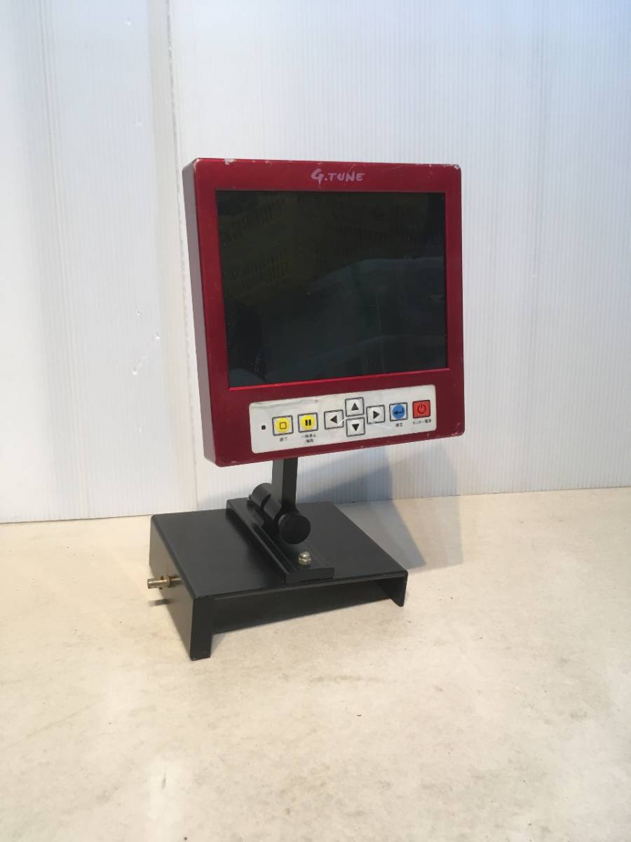 型番不明 G-TUNE 小型モニター アーム付き 動作未確認 赤 管理:04拍卖