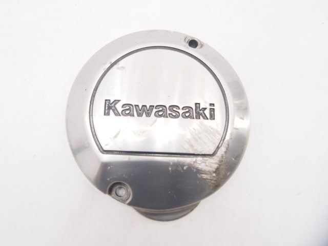 割れ無! ゼファー400 ゼファーχ ZR400C ZR400G 純正ポイントカバー エンジンカバー右 カイ 刻印917拍卖