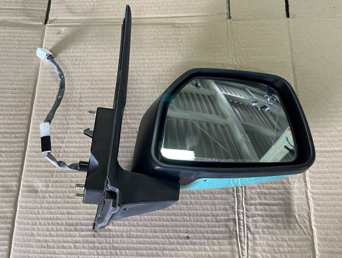 ダイハツ タント L360S 純正 ドアミラー サイドミラー 右側 運転席側【ABA-L360S タント TANTO G39/ライトグリーン拍卖